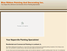 Tablet Screenshot of blueribbonpainting.org